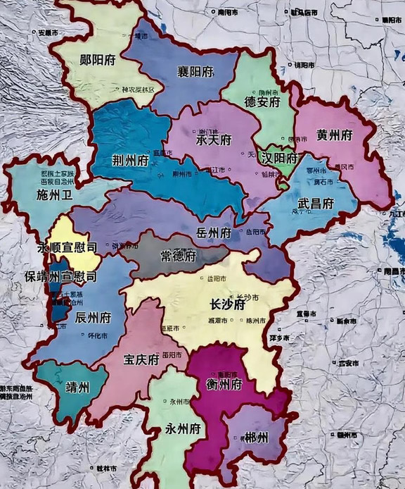 📜 巨省拆解：1664年湖广分省的历史逻辑