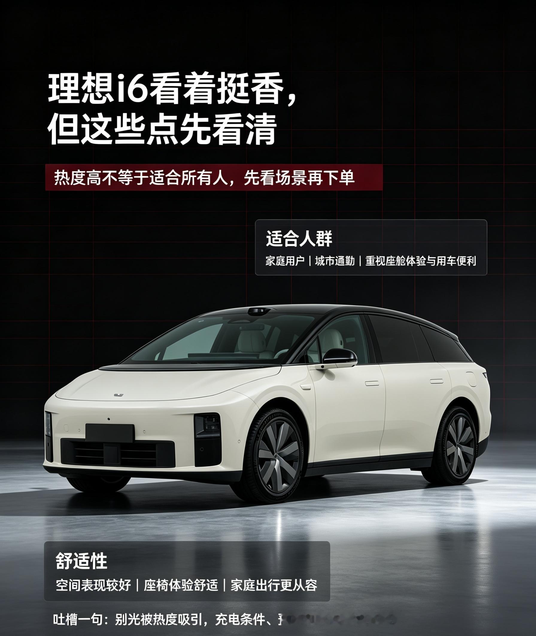 理想i6看着很香，这些点要想清楚