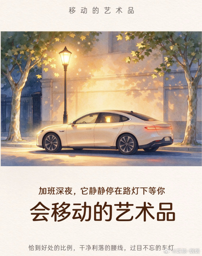 #汽车可以好看到什么程度#  
汽车的品类里面，轿车是最好看的。

因为比例很协调，可以好看到什么程度？  锁车后走出几步还忍不住回头，这就选对了

真正好看的车是会移动的艺术品。

加班深夜，回家的时候，它静静停在路灯下等你，一眼褪去疲惫。

经典耐看从不追潮流，靠原创设计与经得起考验的比例。

车身姿态的舒展来自比例，轮距三到三点五个轮圈最协调。

有人爱复古的从容，有人爱运动的锋芒

审美没有标准答案，是需要那个氛围感