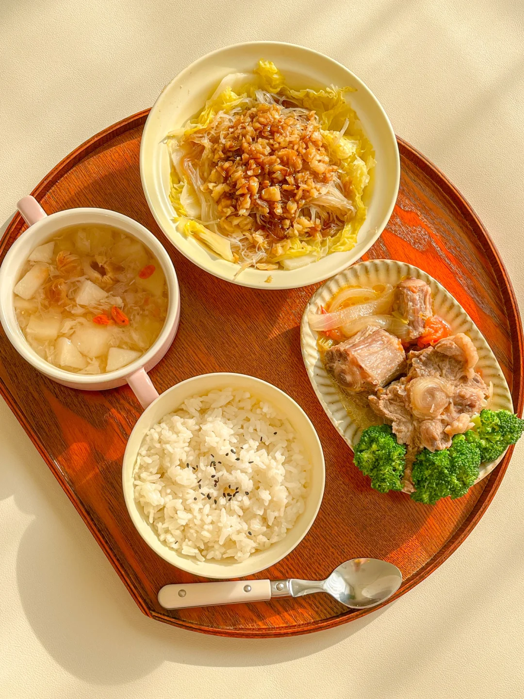 一人食｜牛尾汤🥢粉丝娃娃菜｜新冠恢复期饮食