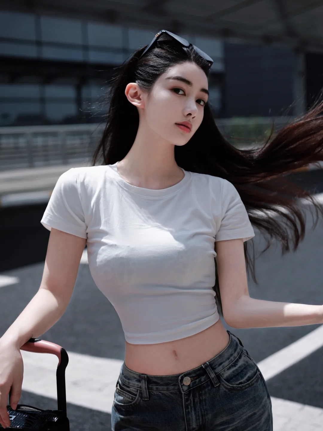 机场出发图就得真站姐来拍📷