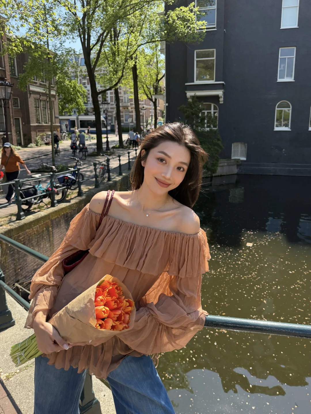 在美丽的阿姆！🇳🇱🌷🧡