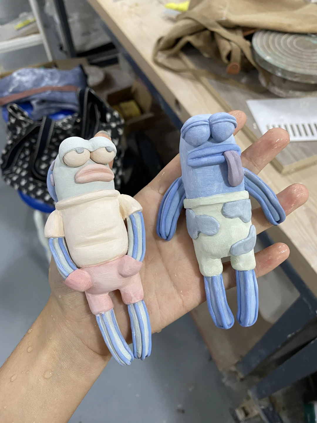 陶艺share🎣：又来捏比奇堡*死鱼居民+1