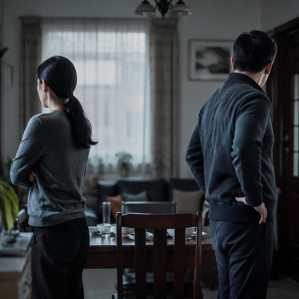 离婚冷静期第27天，前夫求她照顾瘫痪的老父亲：“爸只认你做的饭。”

周姐今年54，头发白了一半，染的频率从一月一次变成三月一次。她跟老李办离婚那天，民政局工作人员提醒他们有个冷静期，周姐当时冷笑一声：“三十年了，还不够冷静吗？”

结果昨天，老李拎着一袋橘子站她家门口，脸憋得通红，半天憋出一句：“