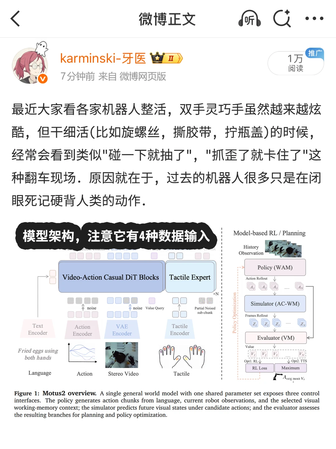 Motus2，将世界模型用于灵巧操作