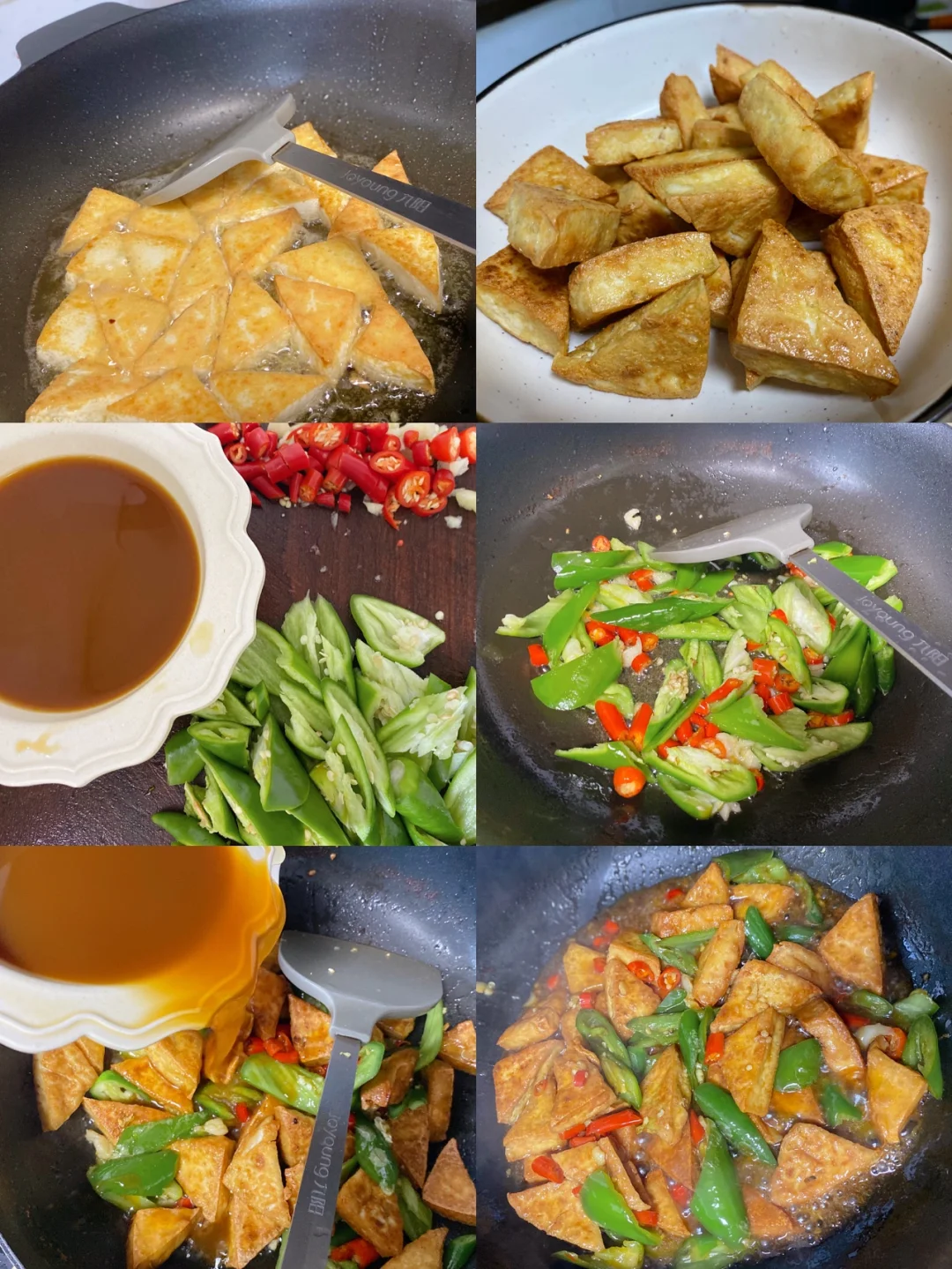 吸饱汤汁的酱汁豆腐 一碗都不够