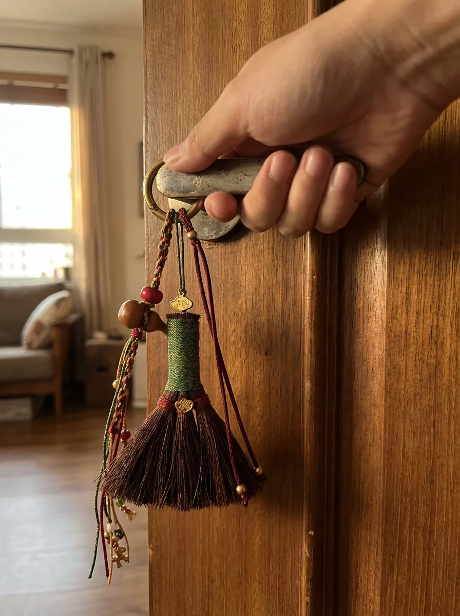 新年真的太适合在门口挂一点“福气”了