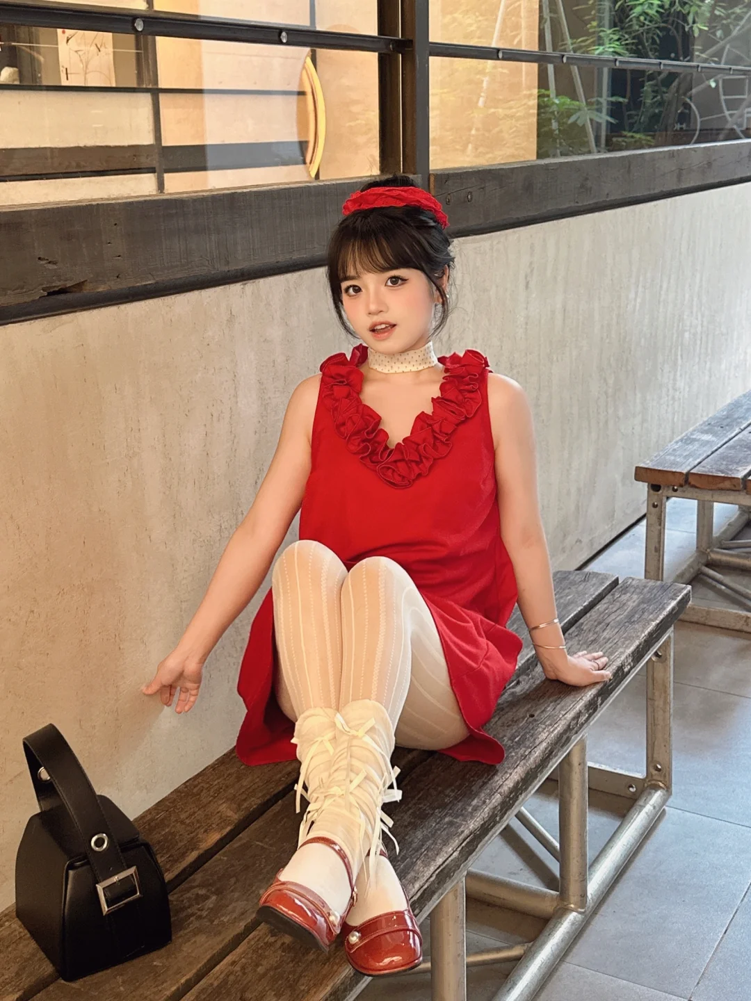 🍒我们小女孩当然要穿红色啦！！