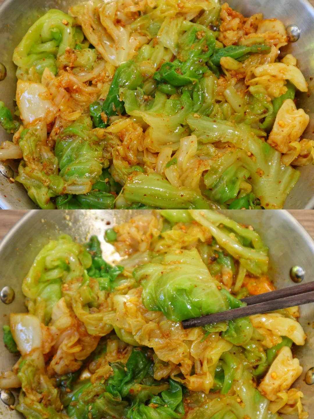 圆白菜这么做绝了‼️酸辣过瘾吃一盆也不胖！