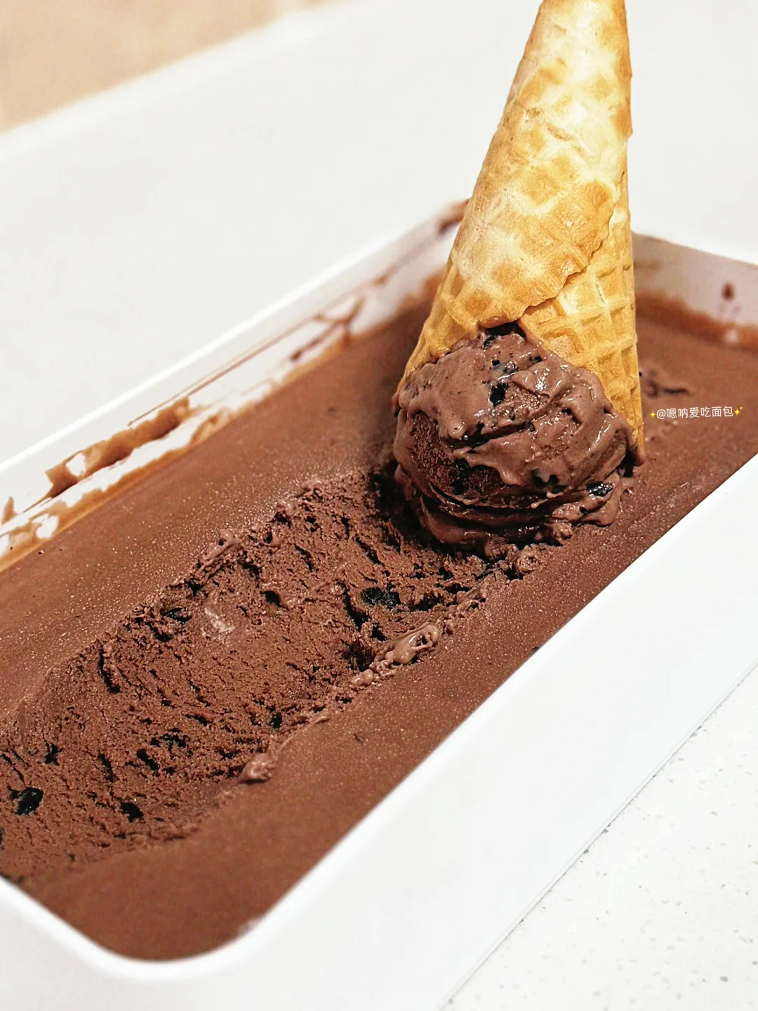 在家用这个方法做的冰淇淋🍨丝滑、无冰渣