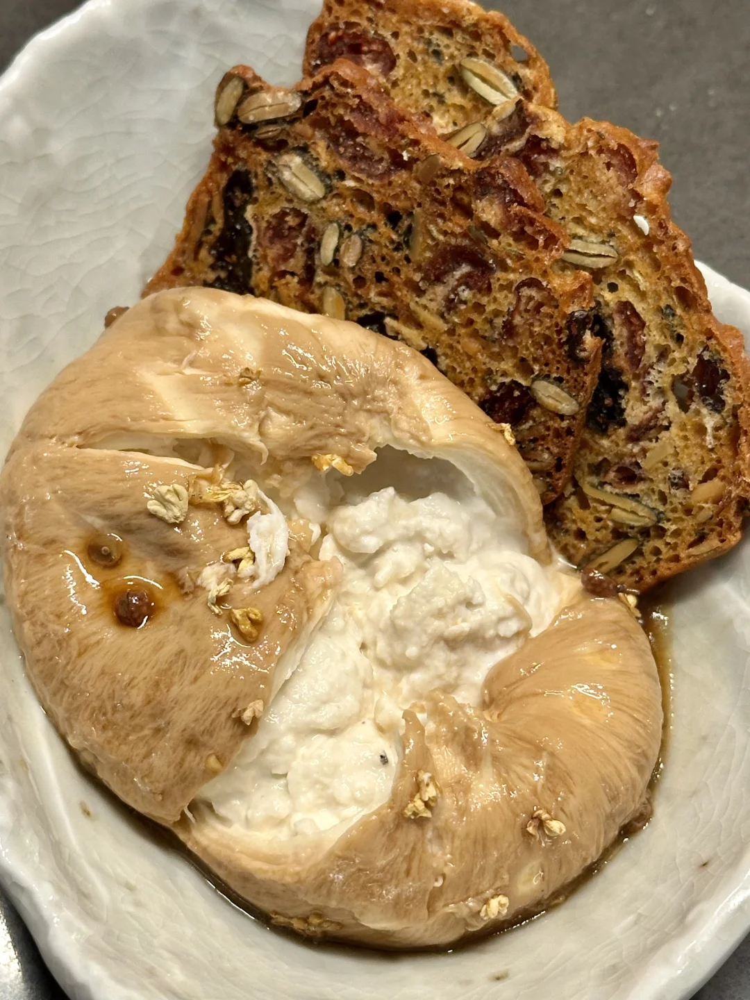 花雕醉Burrata❗️乍一听离谱实则好吃得要命