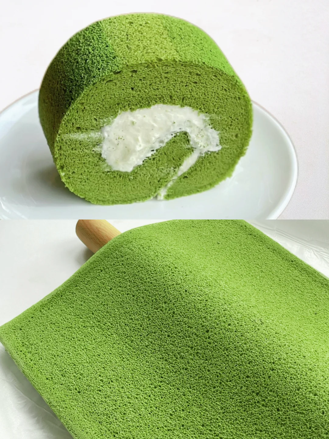 抹茶生乳卷｜完美毛巾面｜自用六年配方分享