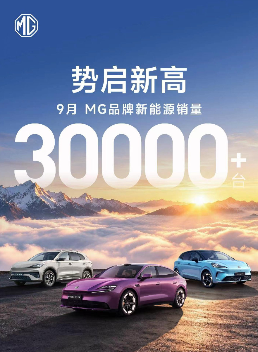 MG07 9月交付14000辆，品牌销量3万+。
整个上汽集团的明星啊[打工人]
兄弟品牌的压力大不大？

荣威就看家越07了，豆包汽车有实力。
智己还得靠命根子LS6，性价比真的高！ ​​​​
还有谁？ ​​​​