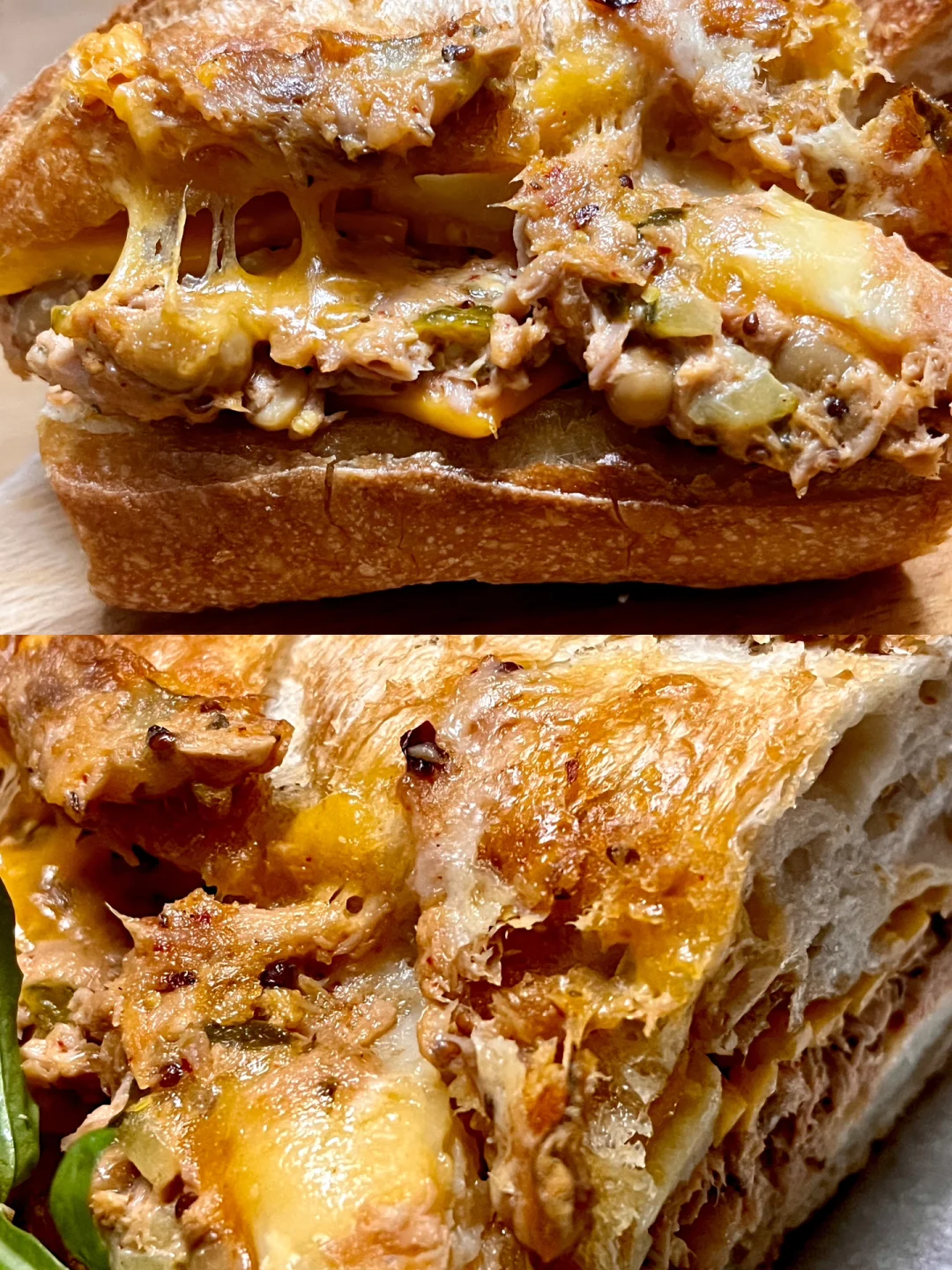 🌞｜还是那个味儿🥖辣萝卜黄豆三文鱼法棍🐟