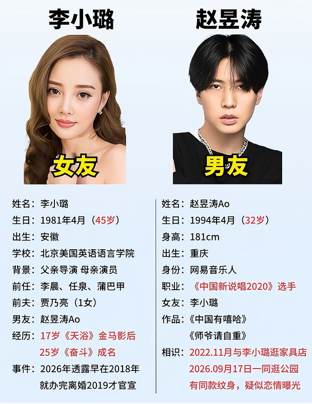 李小璐和赵昱涛