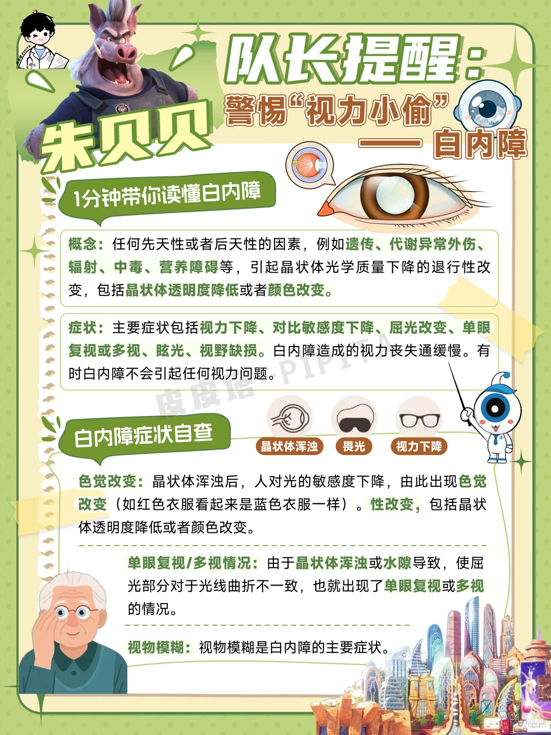 别让白内障偷走清晰视界！症状自查指南！