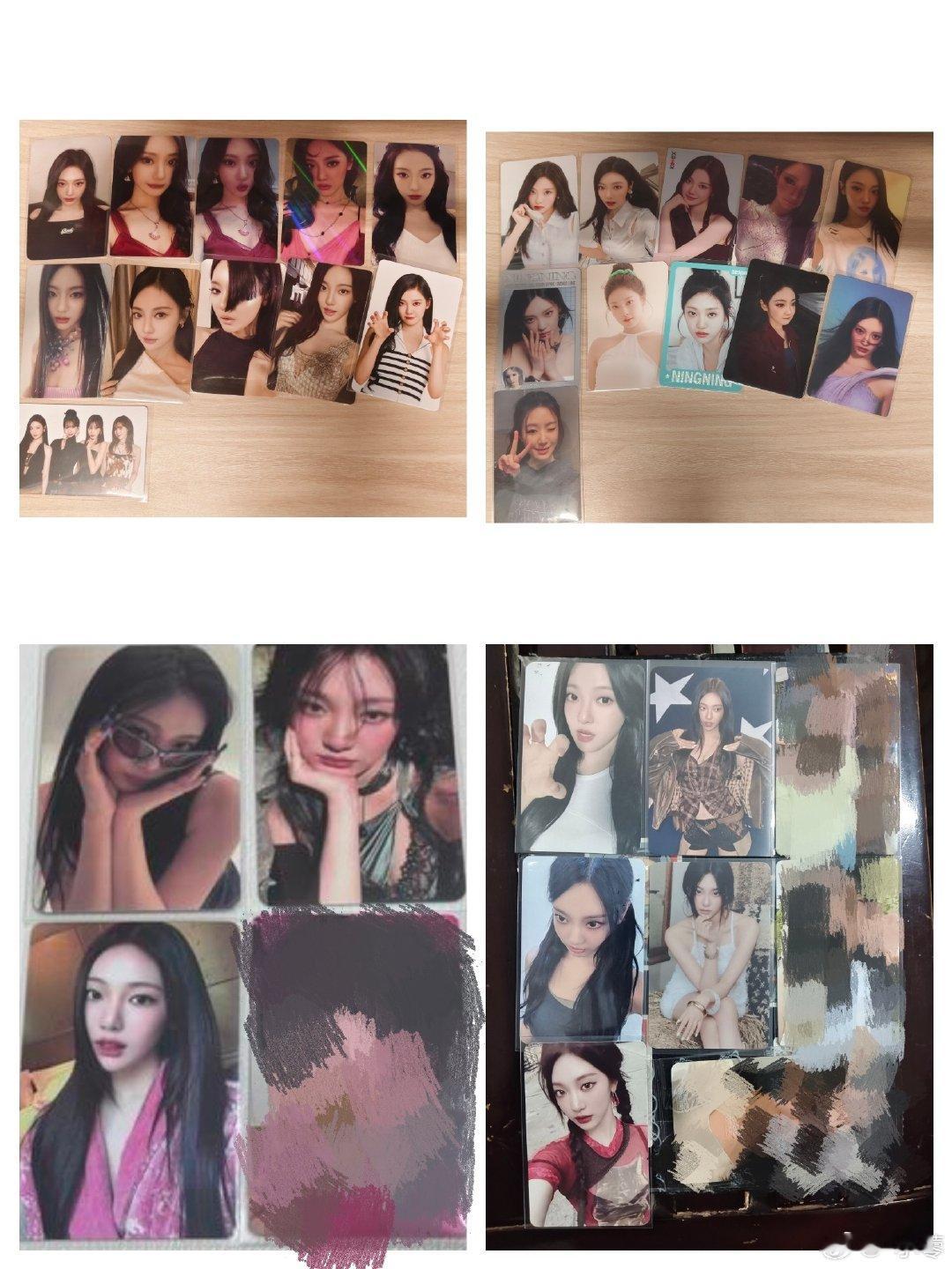 #宁艺卓周边中转站[超话]# 全女团主宁盘出出，均价盘5r/1，还有冬富人单封未拆，张元英星光卡碎片撕拉片 ​
