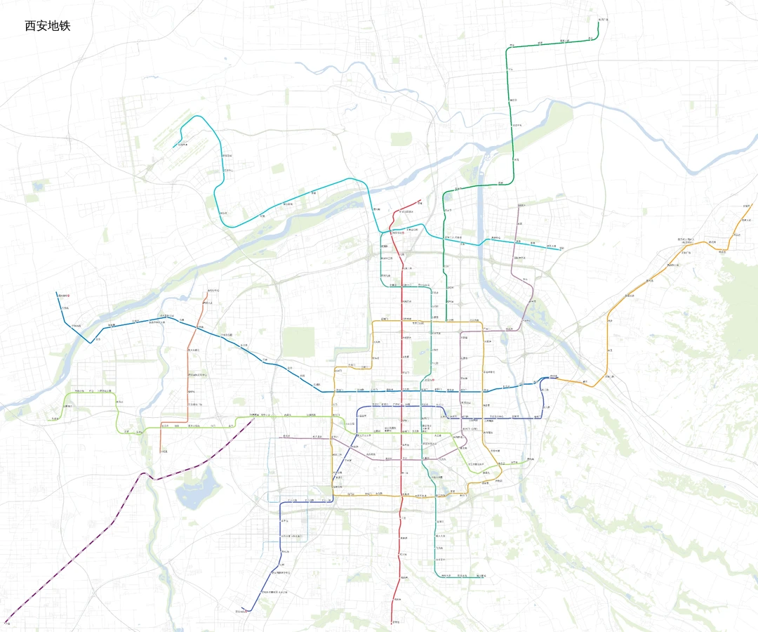 西安地铁在全国的排名，能不能在前十？