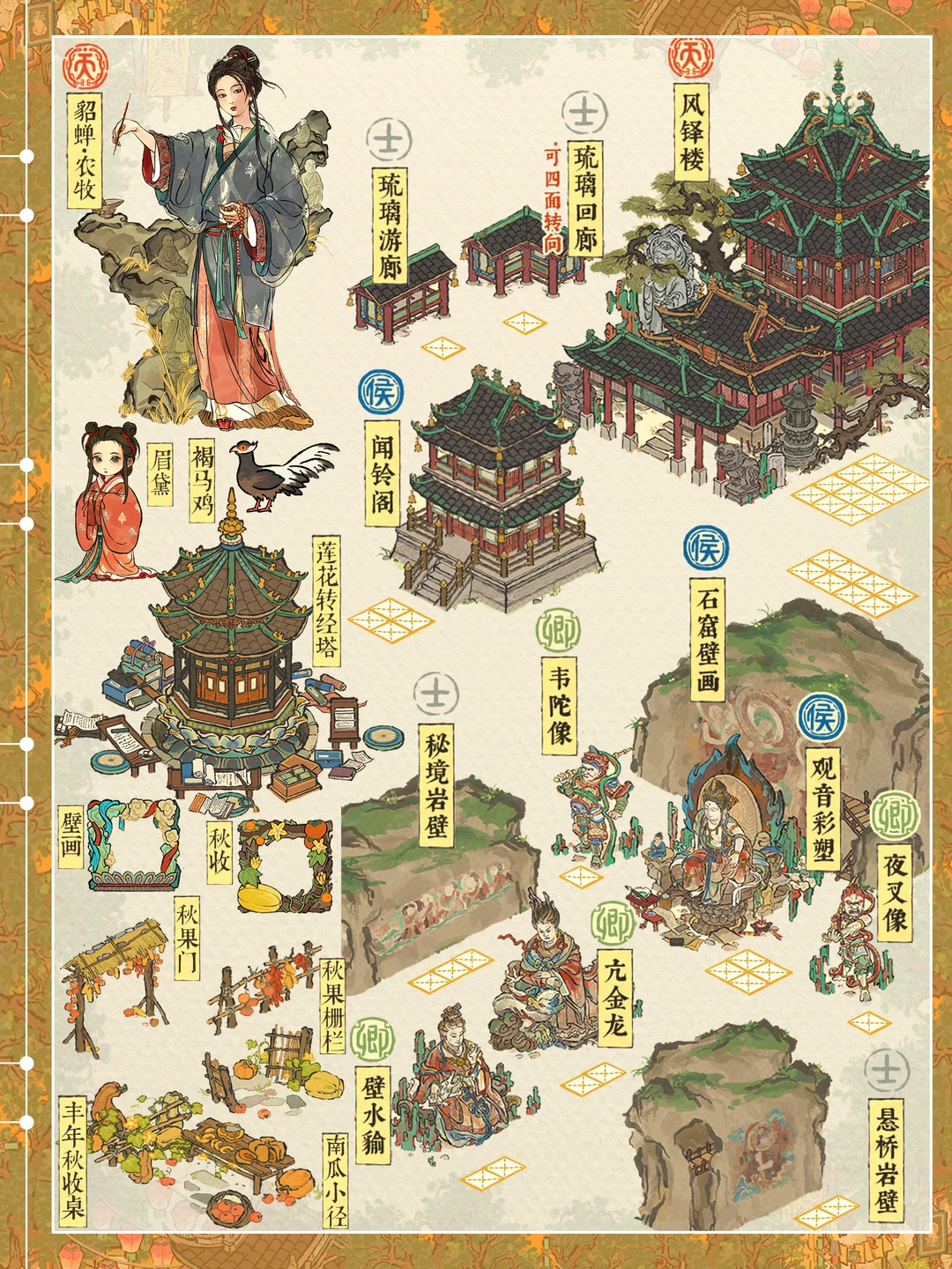 10月24日起，江南百景图新人物+新建筑速览‼️