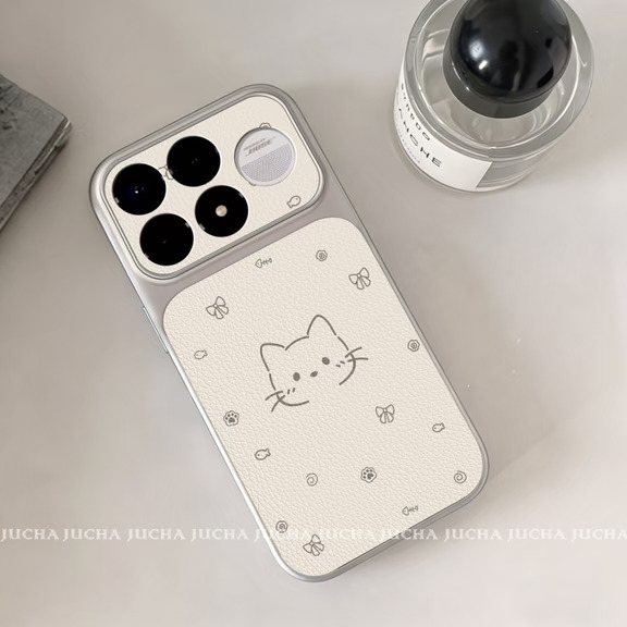 红米k100线条乐符猫咪