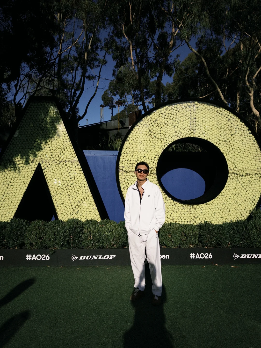 飞跃山海，终于来到澳网现场！