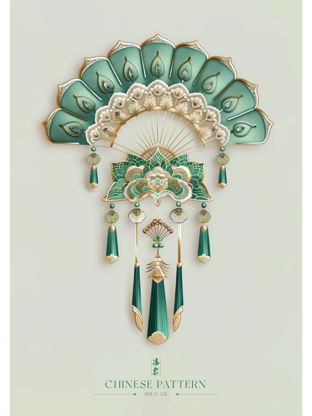 东方美学——孔雀翎