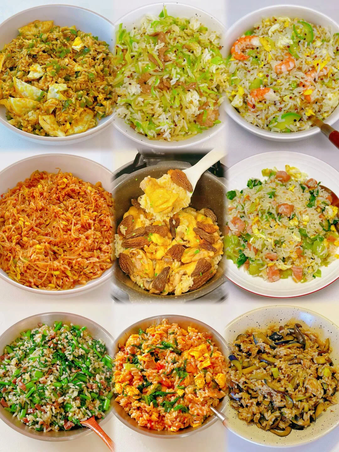 炒饭合集、简单易做嘎嘎好吃