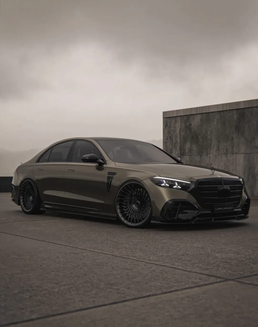 New look of the W223 facelift