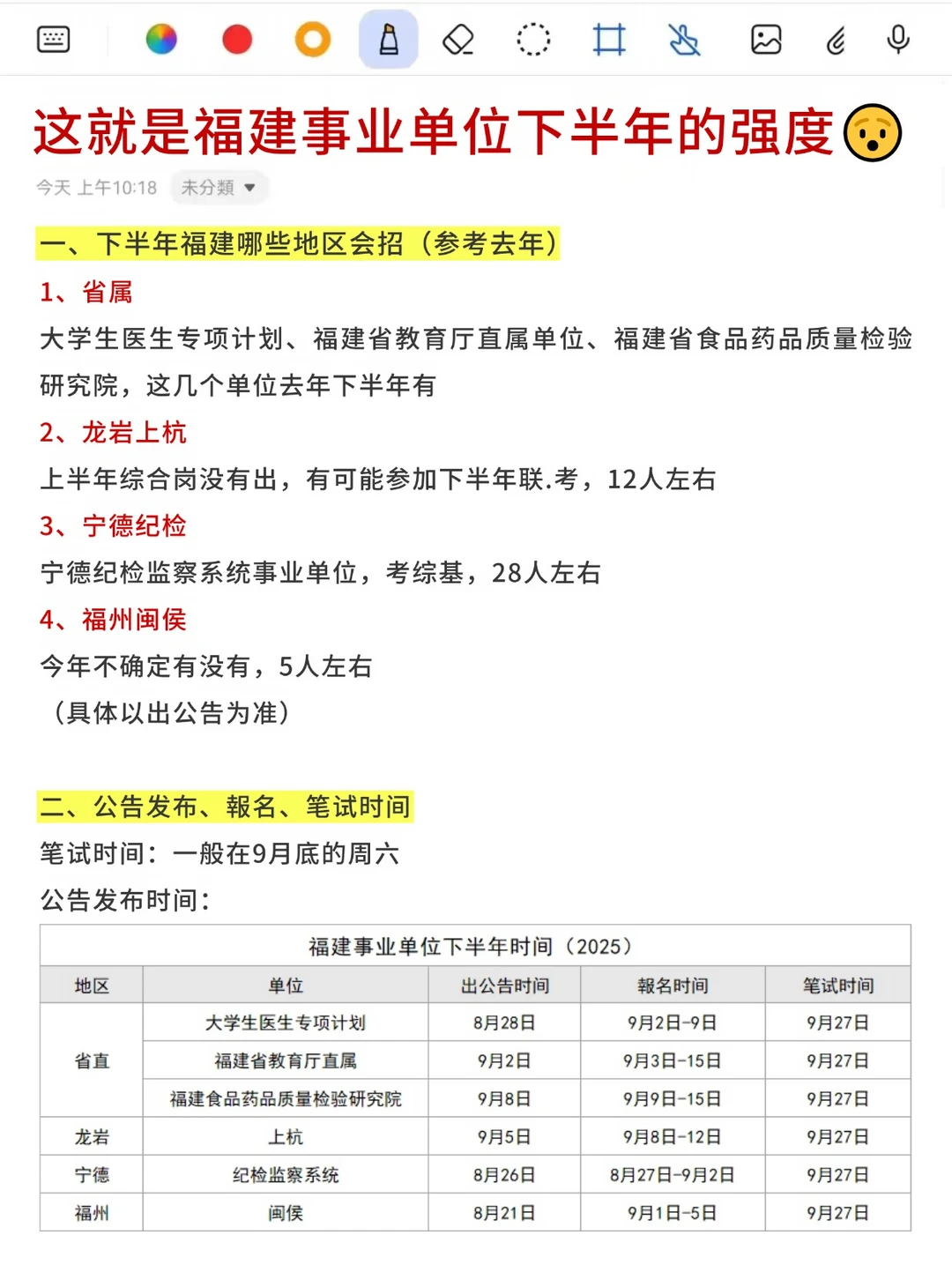 这就是下半年福建事业单位的强度