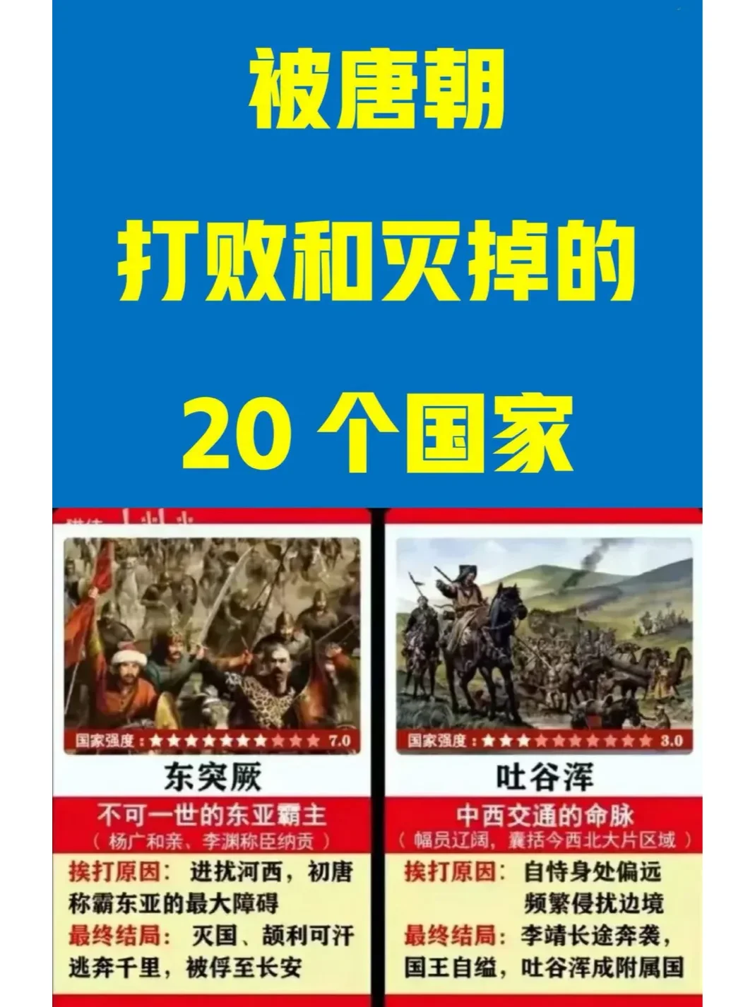 日本和 韩国都曾臣服于唐朝。