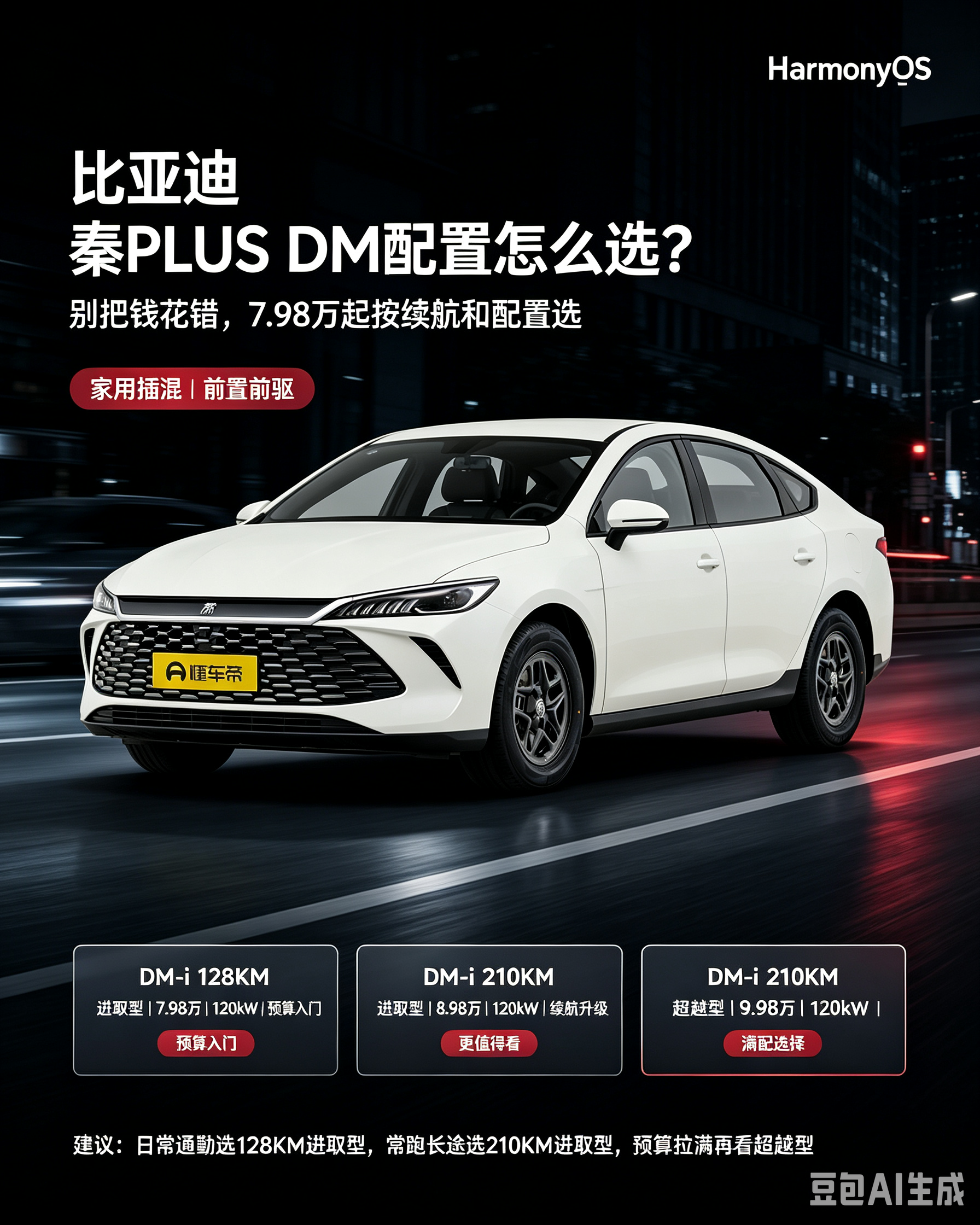 比亚迪秦PLUS DM选购心得