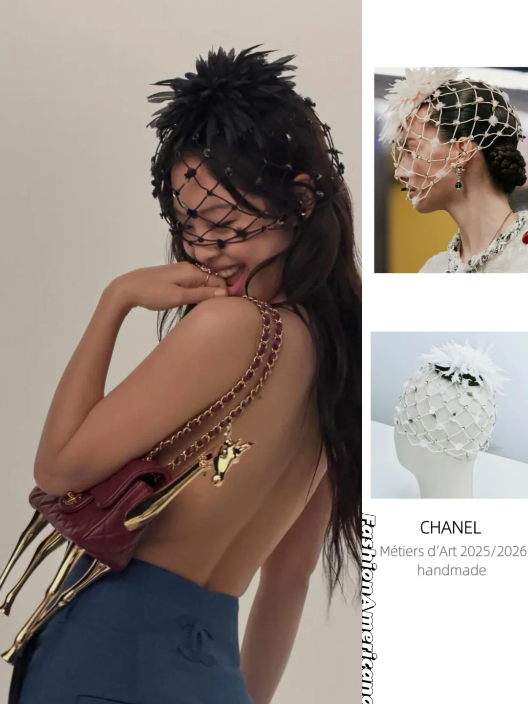 jennie 今日暴风更新🔥露肤度高的look好美～