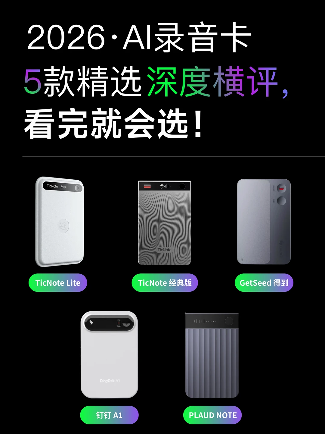 挑选录音工具，录音后AI能帮你做什么最关键！