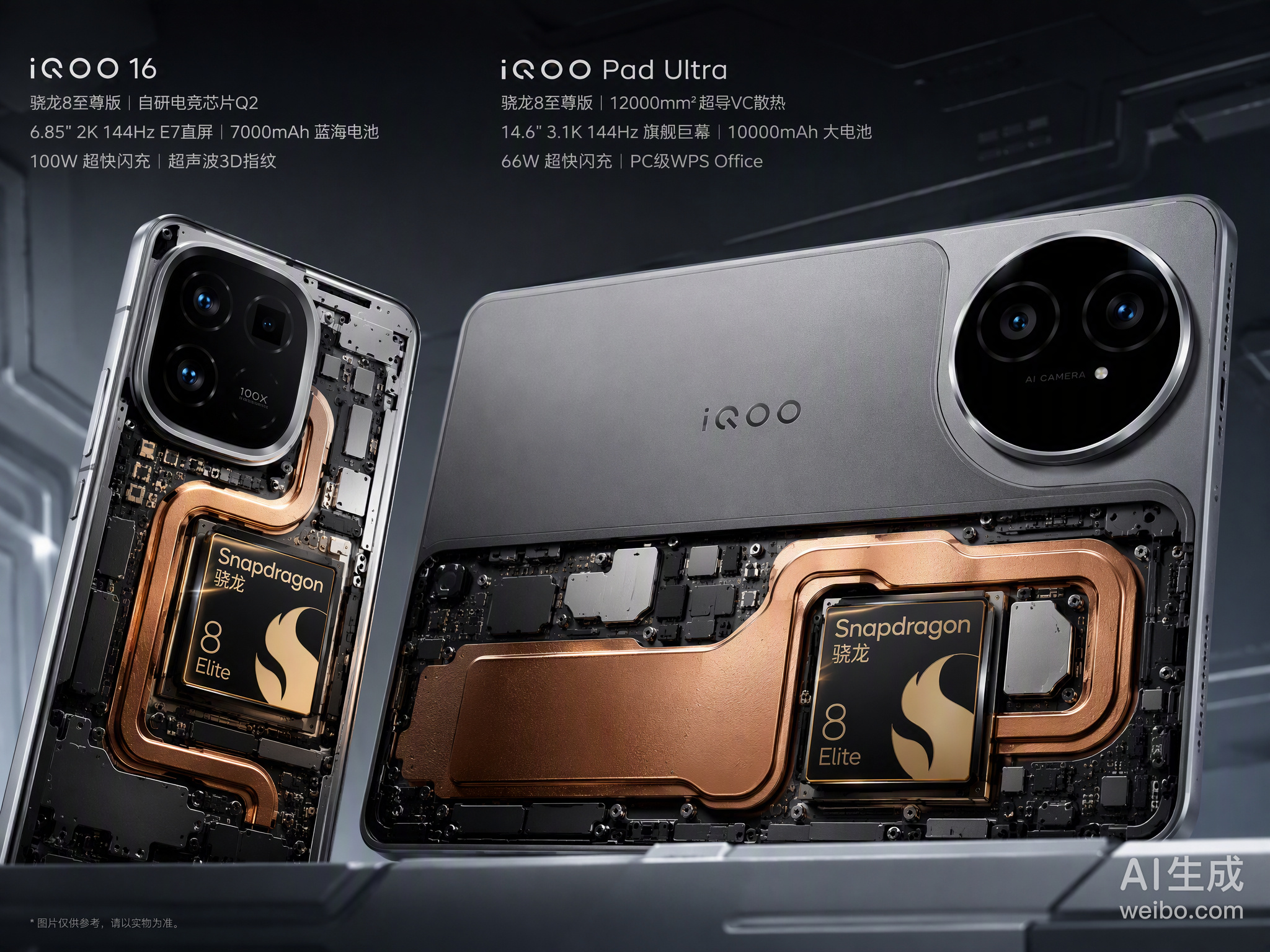 iQOO 16这次确实有点东西，直接上了骁龙8至尊版，这性能释放估计又是安卓阵营的天花板了，不过更让我在意的是它和Pad Ultra搞的这个“双旗舰”联动，跨屏协同做得挺丝滑，剪视频、传文件基本就是拖拽的事儿，这在以前安卓平板上可不多见

反观苹果那边，虽然生态闭环依然是护城河，但iPhone 16系列的挤 ​