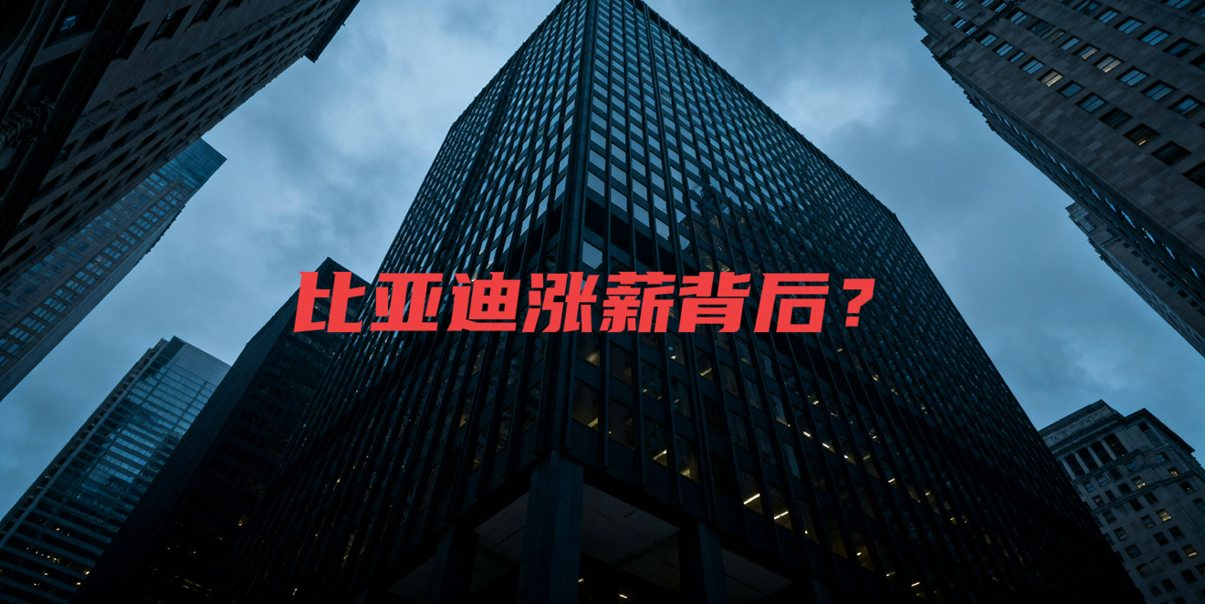 比亚迪涨薪背后：一场豪赌，赌技术能穿越周期  12万工程师的工资单，就...