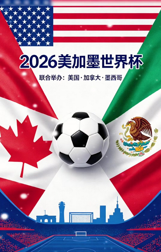 世界杯【超级世界杯倒计时】史上首个由美国、加拿大和墨西哥联合举办、48...
