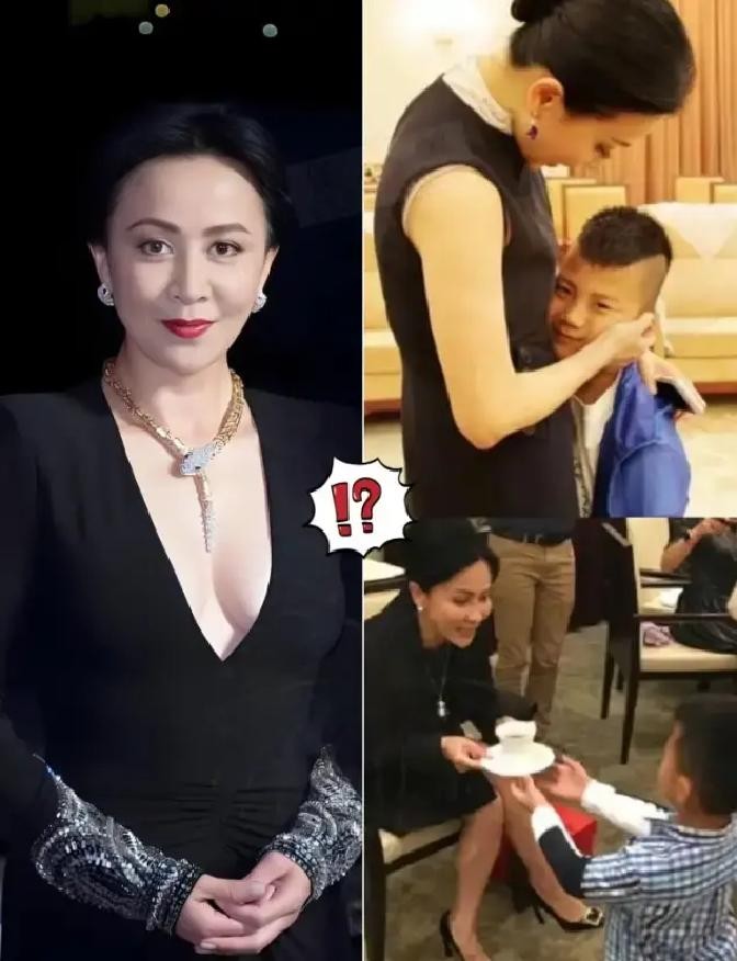 一次，胡军对膝下无子的刘嘉玲说：“姐，想要儿子么？”刘嘉玲一口干完白酒：“别开玩笑了，下辈再说吧！”胡军连忙拦住说：“姐，我的儿子，白送的要不要？”

刘嘉玲放下酒杯，笑着摇头：“你儿子才多大，你就舍得送人？”胡军正色道：“不是真送，是认你做干妈。康康喜欢飞机，你见识广，带他见见世面。”刘嘉玲没立刻