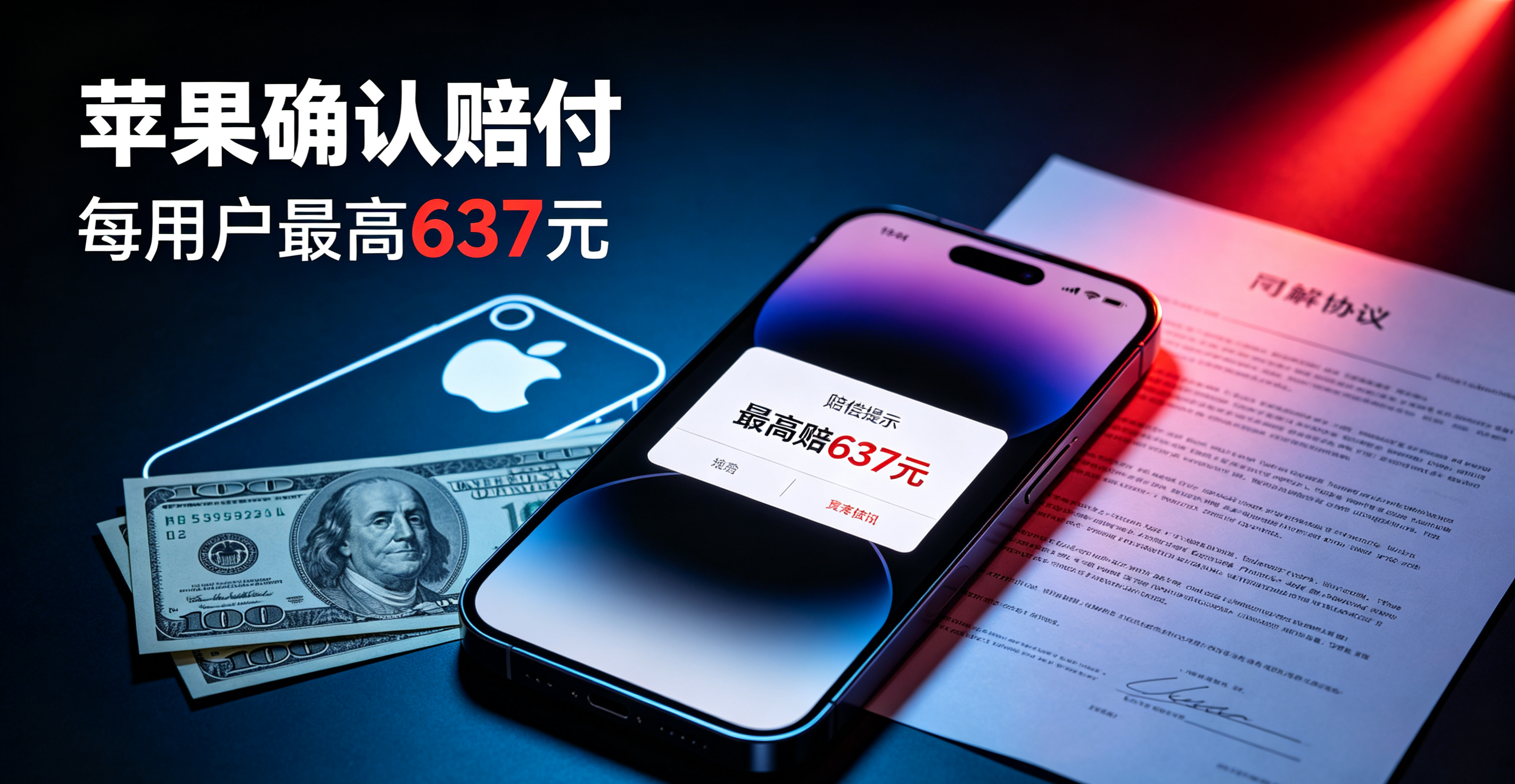 宣传AI画大饼翻车，苹果最高赔用户637元
 刷到苹果赔偿的消息，不少果粉第一时间点开链接，以为自己能领到一笔补贴，结果看完申领条件，瞬间失望。
 
这场纠纷的根源，是当年WWDC大会上苹果高调预热新版Siri AI，把它当成新机核心卖点。可功能没能按时上线，就像销售吹得天花乱坠的附加服务，交钱之后