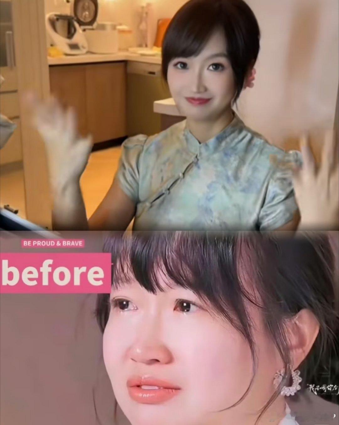 真的瘦下来很像唐嫣啊谁也没能想到，曾经在综艺里备受热议、身形圆润的麦琳...
