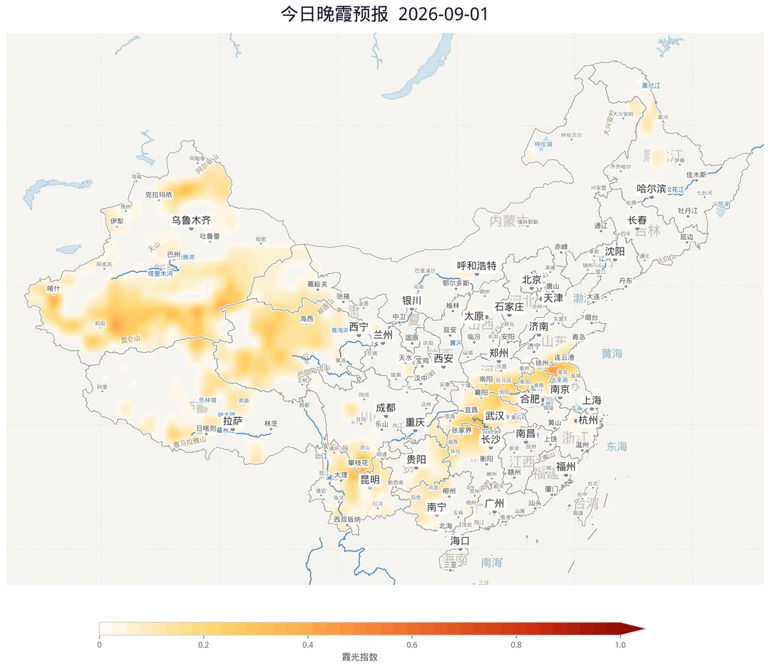 9-1晚霞地图