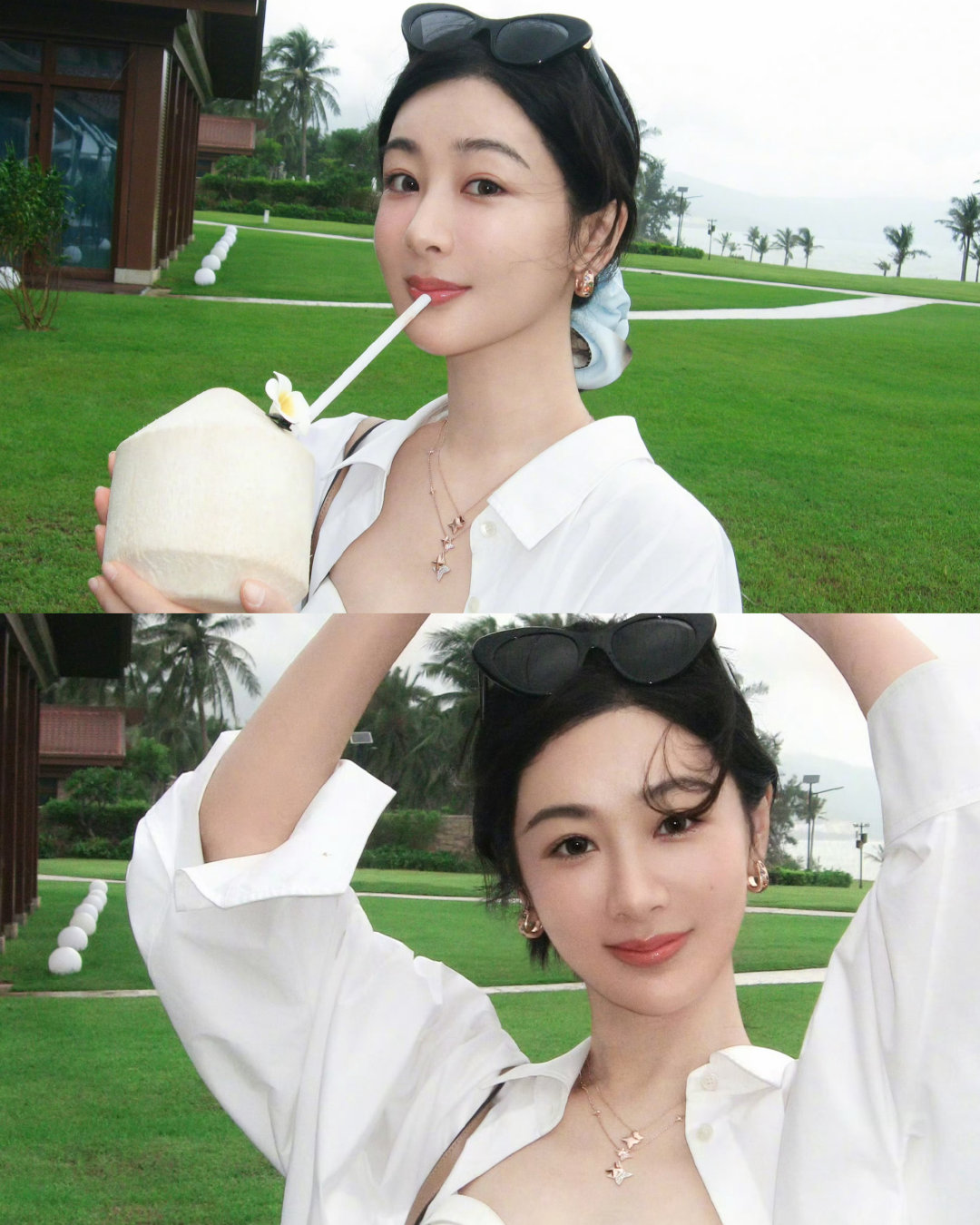 好喜欢这种ins风的日常照 啊啊啊啊超美

#杨紫白衬衫连衣裙# ​