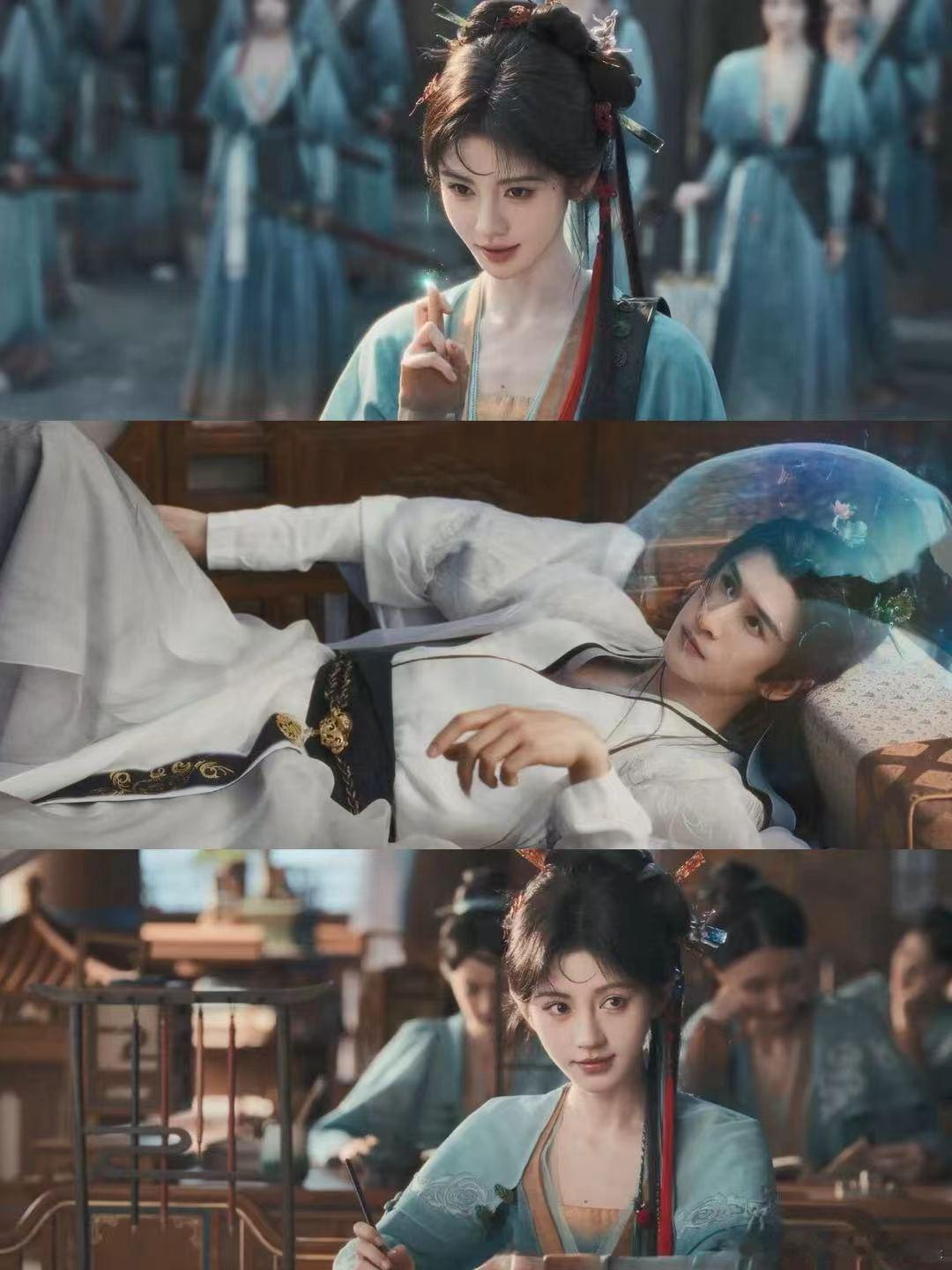 #张云龙[超话]##鞠婧祎张云龙新剧咬脖吻##鞠婧祎张云龙来战捧脸吻# 光是预告就吊足胃口，打斗、权谋、爱恨纠葛全都有，已经开始期待正片里更多对手戏#来战# ​
