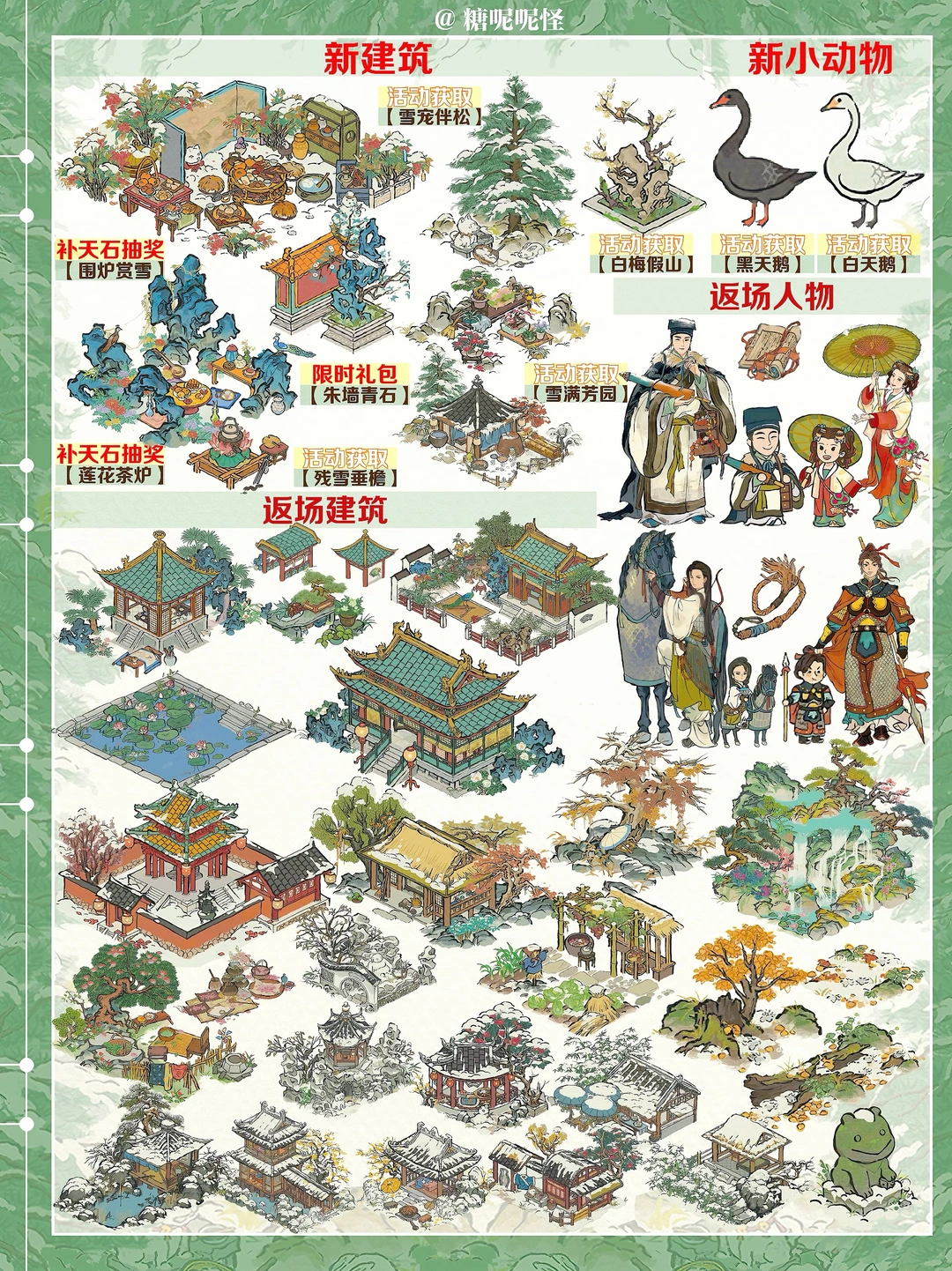 今日起（12月12日）江南百景图活动一览图‼️