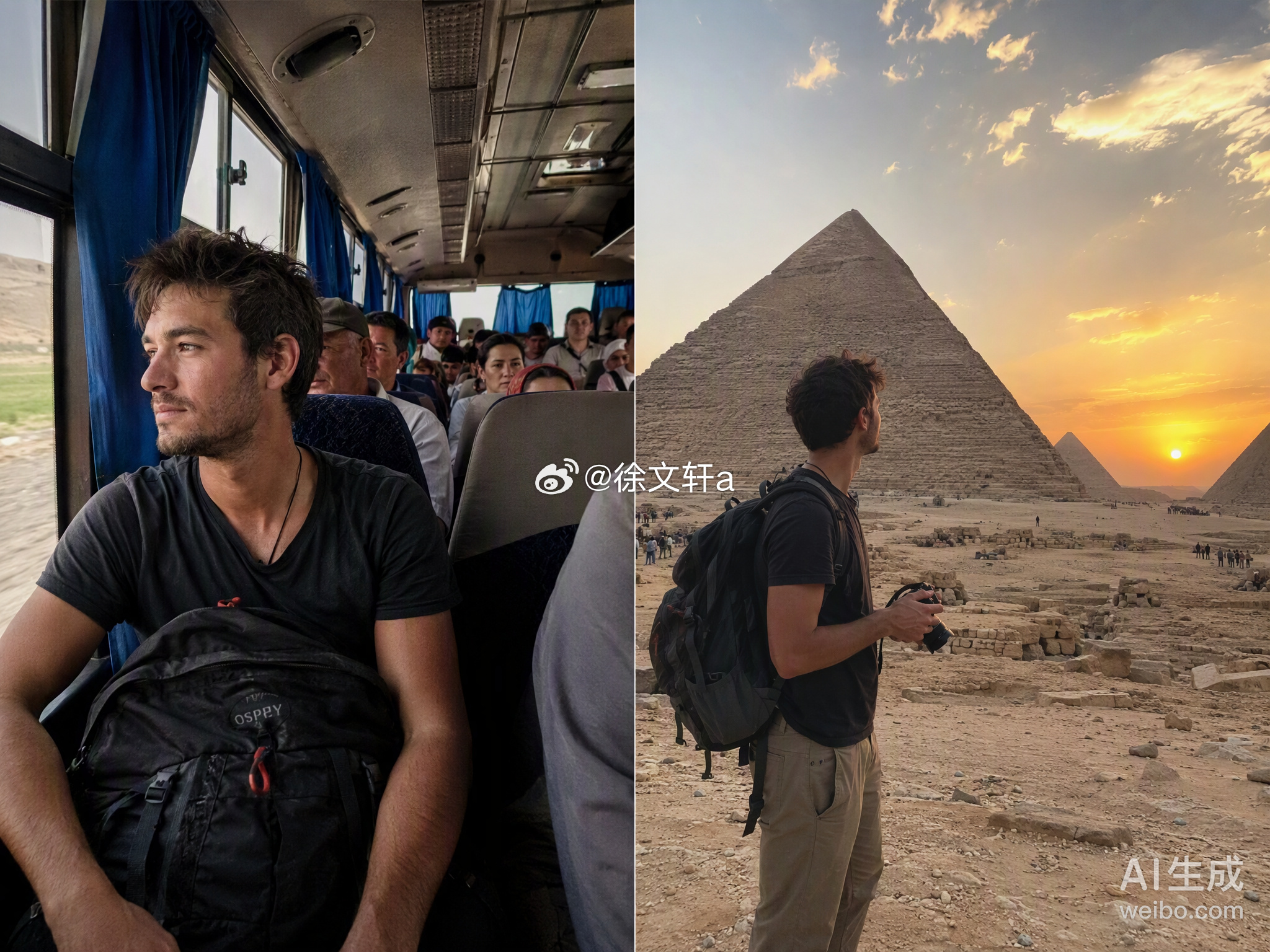 长沙男生4次考公失败后，用59天穷游亚欧非6国。这记快门按下的瞬间，舆论画面里出现了一次难得的“视角切换”。

在考公的长焦镜头里，他对着一个固定的机位死磕了两年，生活像是一张被过度锐化、只剩下黑白分明的底片。当第四次失利带来的失焦感袭来，他选择放下书本，换上了一支广角镜头去捕捉世界的 ​