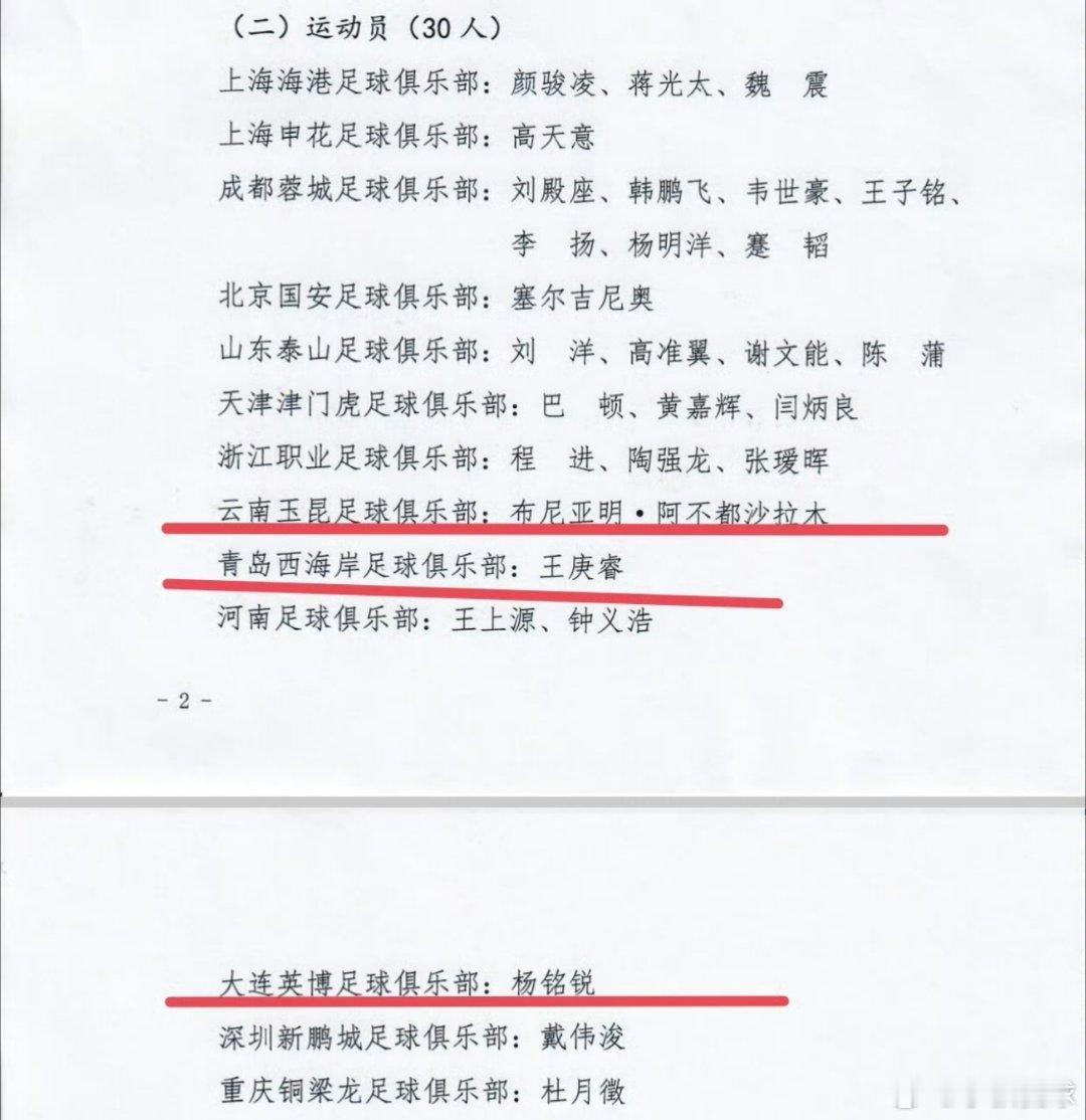 #赵松源入选国家队##布尼亚明入选国家队# 
今天中国足协发布新一期大名单，09年的赵松源、08年的布尼亚明、08年王庚睿入选！都是新血液 ​