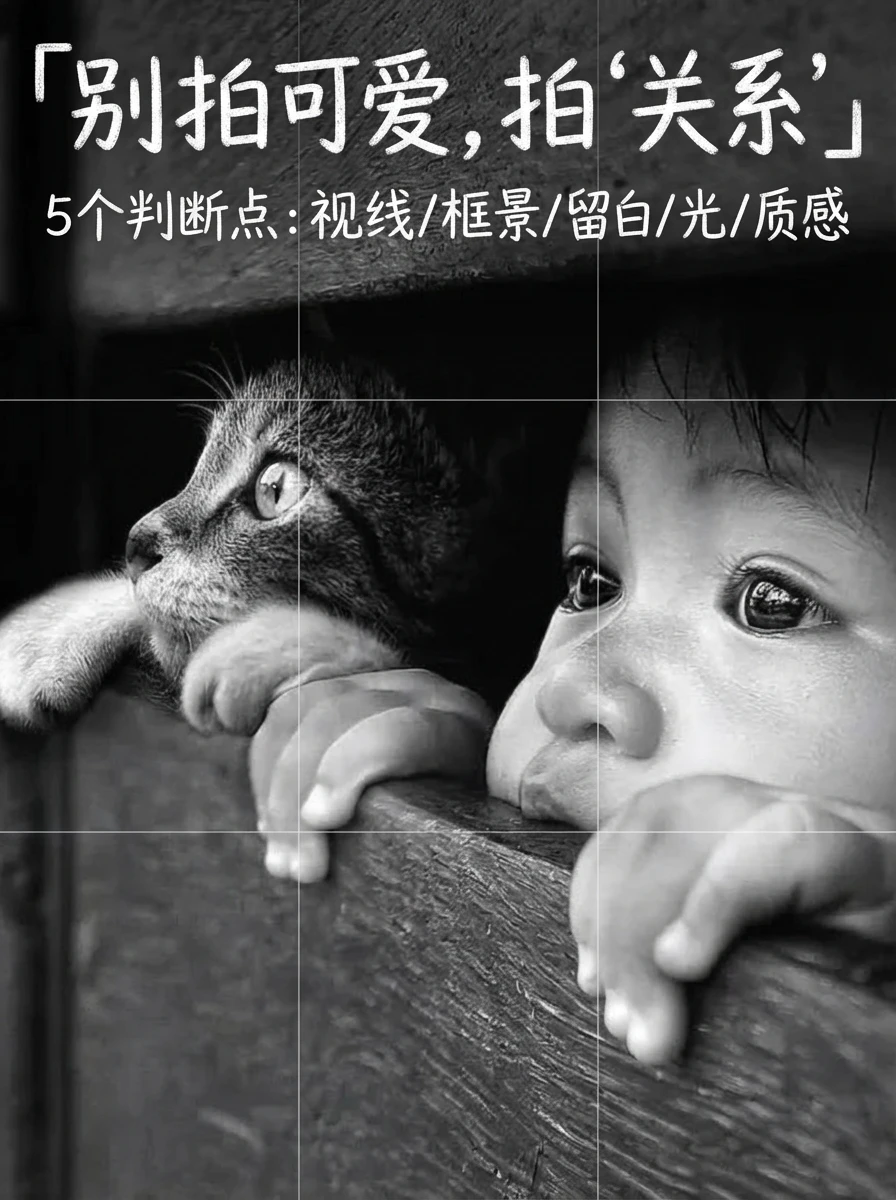 摄影提升3|眼神同向，故事就来了👀