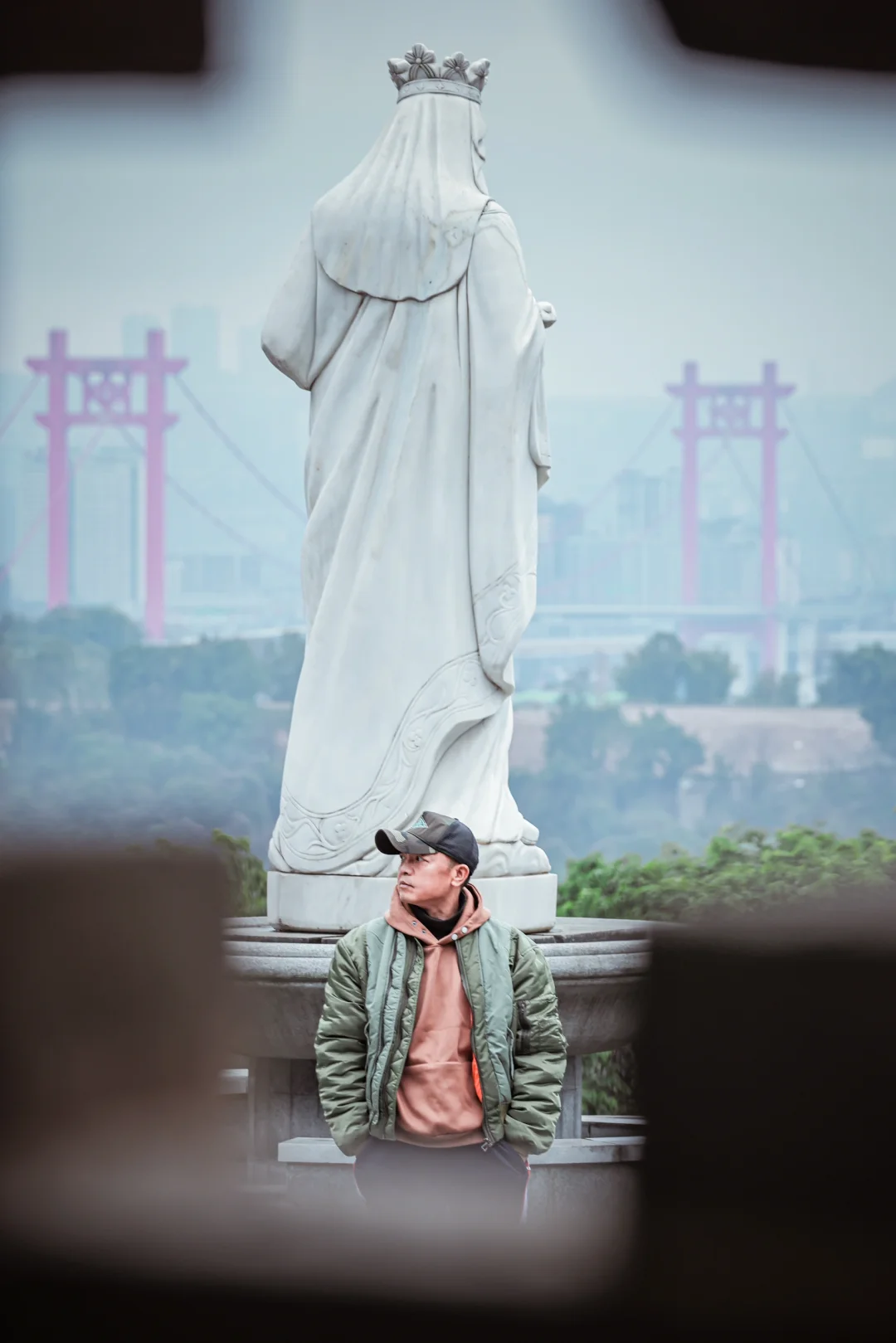 今天去了这里南山上的慈母堂🌈❤️