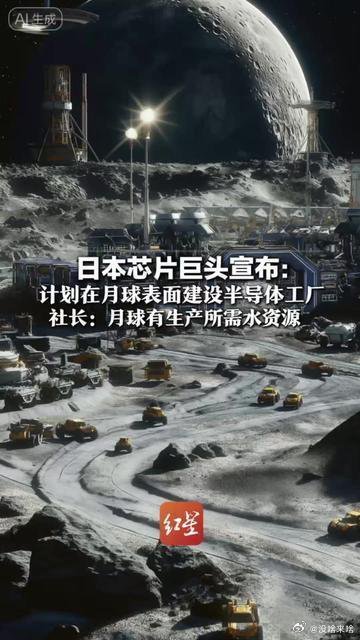 想滴还是挺美滴啊.
计划没有变化快呀......

日本芯片巨头宣布：计划在月球表面建设半导体工厂 社长：月球有生产所需水资源 “马斯克应该会喜欢” - 搜狐新闻 ​