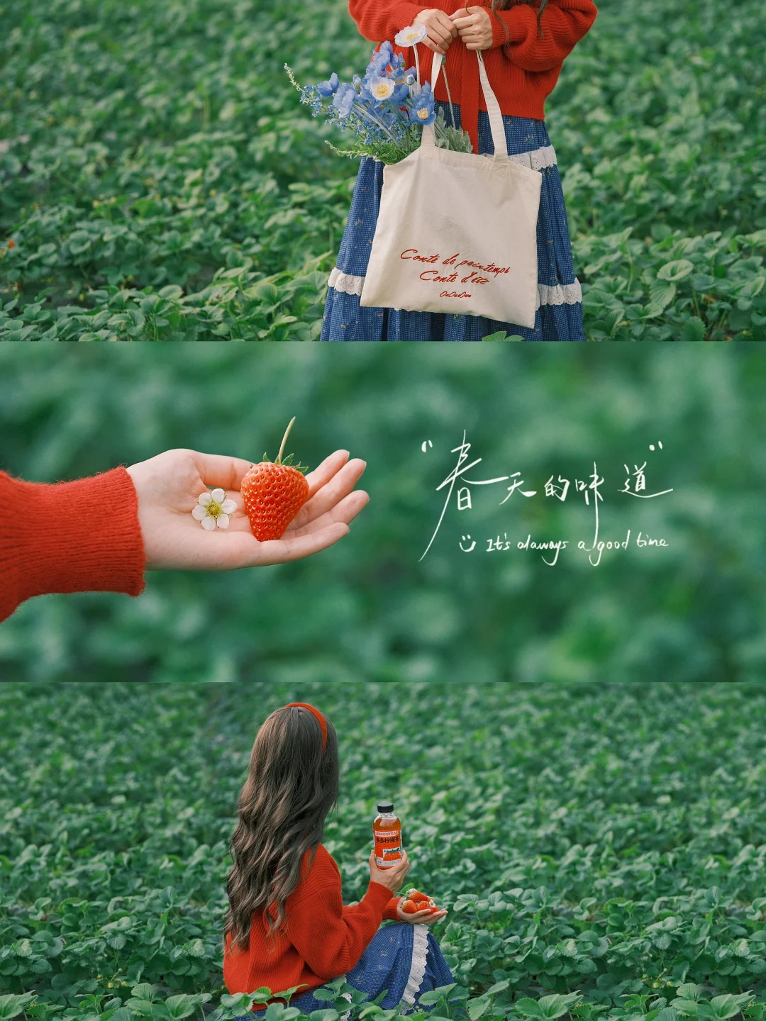 9个摘草莓拍照姿势|新的一年“莓有烦恼”