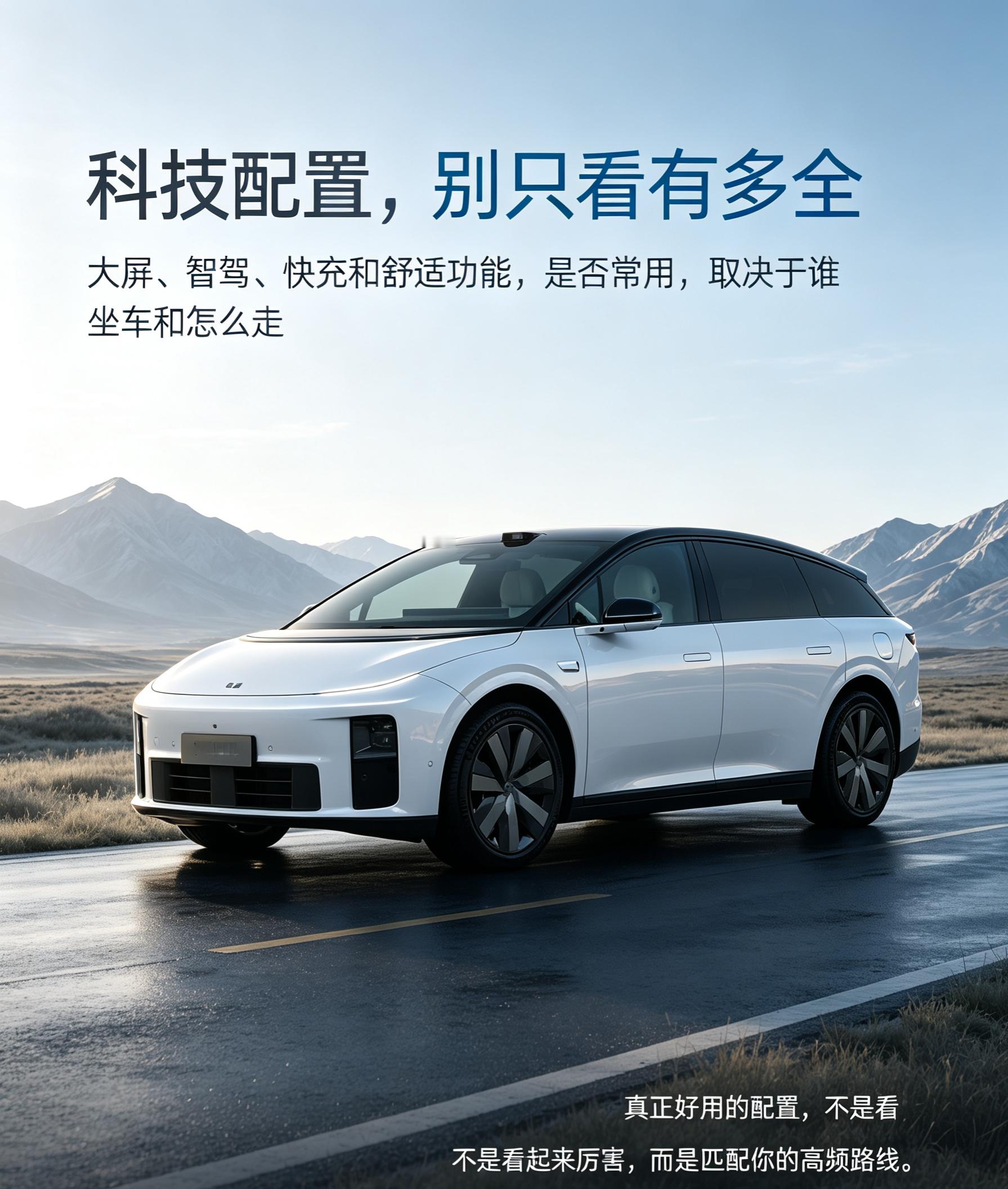 理想i6的科技配置讨论，通常围绕大屏、智驾、快充、零重力座椅和后排娱乐展开。但配置丰富不等于每天都用，是否真正好用，取决于谁经常坐车、高频路线是城市通勤还是长途出行，以及家庭用户对后排体验的重视程度。选车时，建议先统计一周内谁用车、用多久、最频繁的功能是什么，再判断配置价值。【来自懂车帝车友圈】